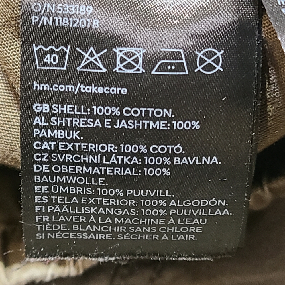 Divided H&M ruched cargo parachute skirt size XXS - Picture 8 of 11